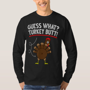 Guess Turkey Pilgrim Funny Thanksgiving Girls Wome T-Shirt