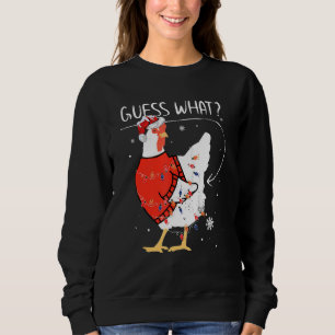 Guess What Chicken Butt Christmas Sweater Men Wom