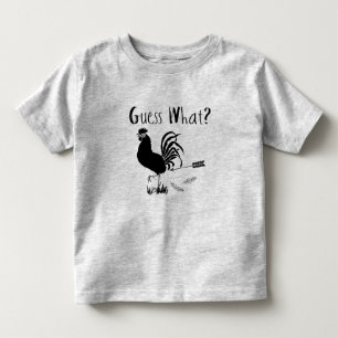 Guess What Chicken Butt funny joke Toddler T-shirt