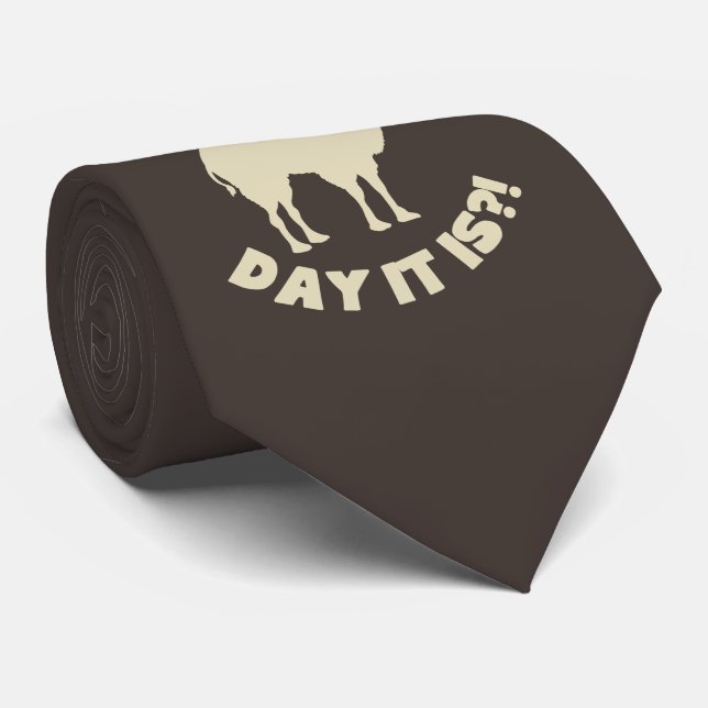 Guess What Day? Hump Day Wednesday Tie (Rolled)