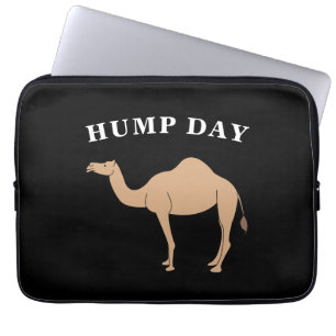 Guess What Day It Is Hump Day Camel Desert Animal Laptop Sleeve