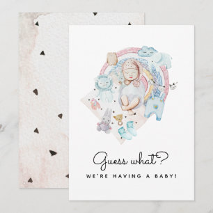 Guess What Pregnancy Reveal Having Baby Announcement