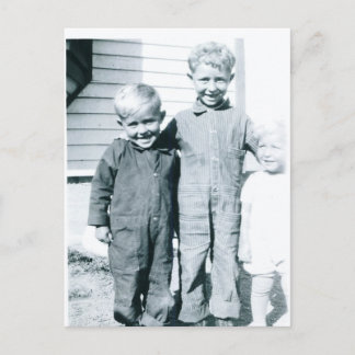 Guess what we did! postcard