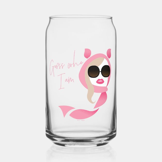 Guess Who I Am - The White Lotus Can Glass (Front)