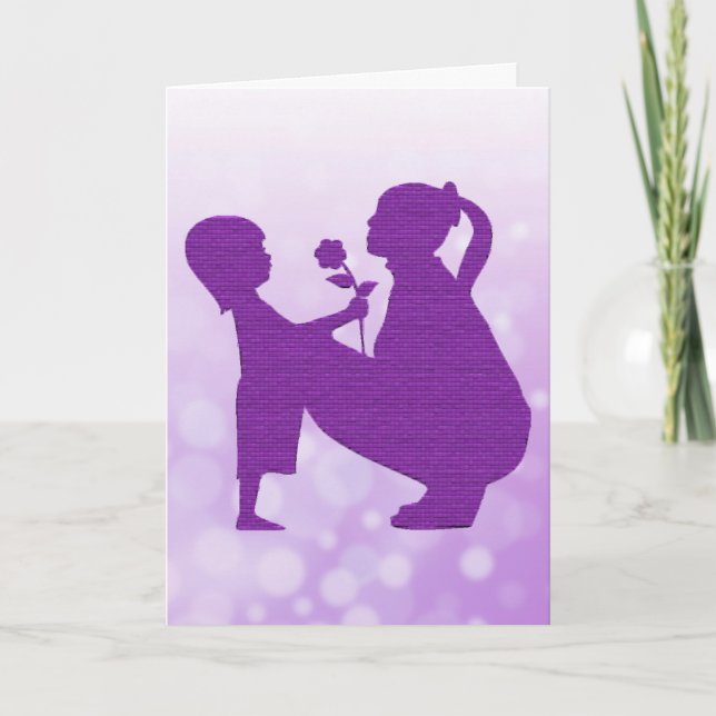 Guess Who is going to be an Aunt Card (Front)