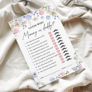 Guess Who   Mommy or Daddy   Baby Shower Game