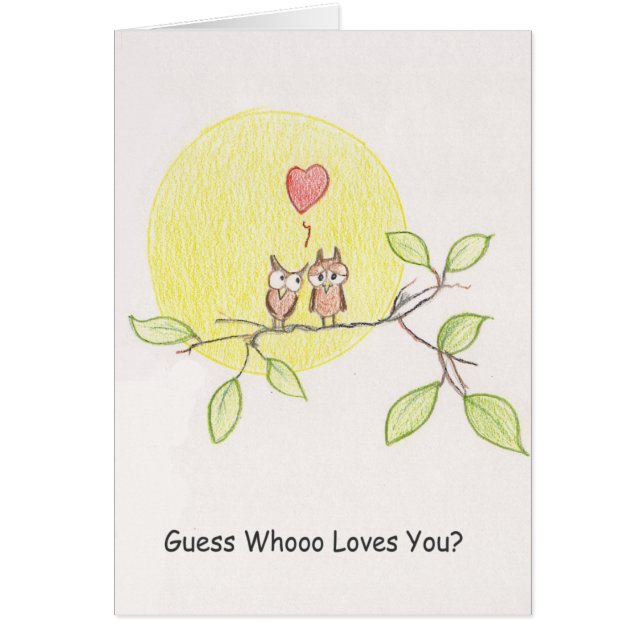 Guess whoo loves you? (Front)