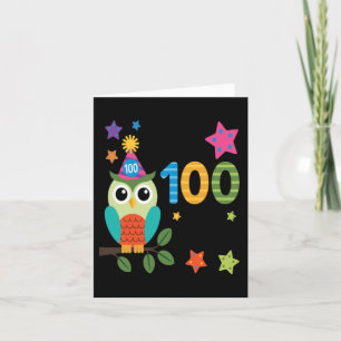 Guess Whoos 100 Days Smarter Owl School Card
