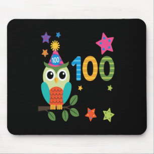 Guess Whoos 100 Days Smarter Owl School Mouse Pad