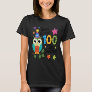 Guess Whoos 100 Days Smarter Owl School T-Shirt