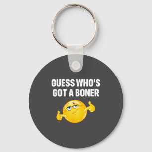 Guess Who's Got A Cheeky Adult Humor Keychain