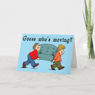 Guess Who's Moving Customize Cards