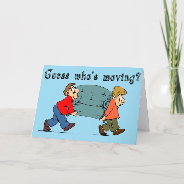 Guess Who's Moving Customize Cards (Front)