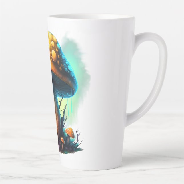 Guessowii Amanita Muscaria  Latte Mug (Right)