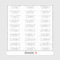 Guest Address Labels for 30 Invitation Envelopes