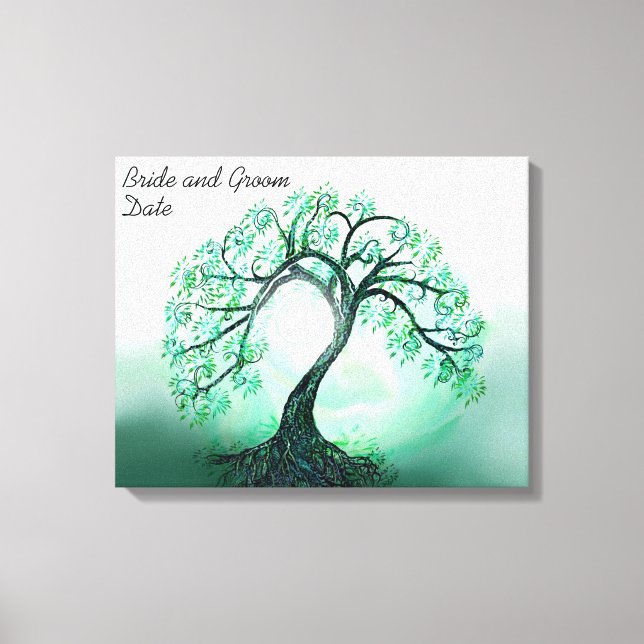 Guest Book Alternative Tree of Life Canvas (Front)