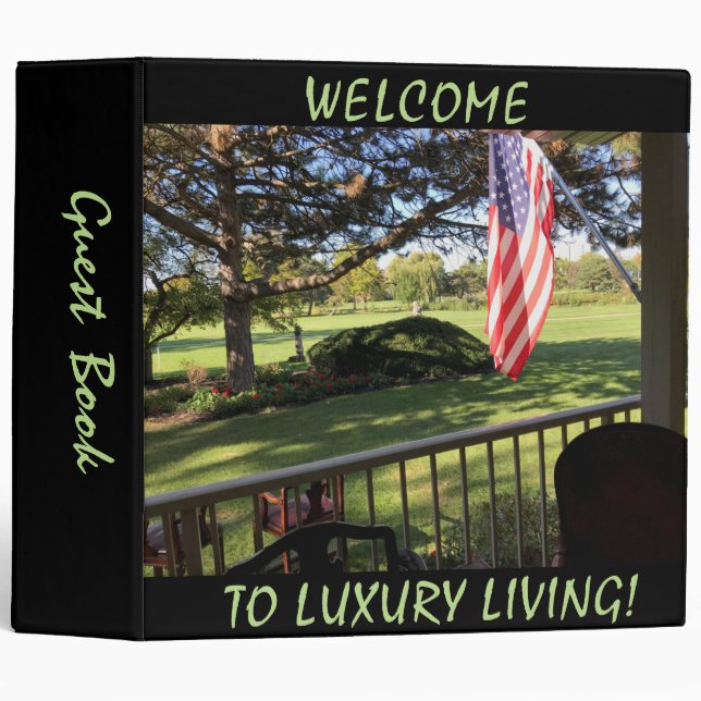 Guest book binder - welcome (Front/Spine)