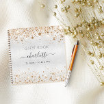 Guest book birthday silver gold glitter monogram<br><div class="desc">A guestbook for a feminine and glamorous 21st (or any age) birthday party.  A stylish faux silver metallic looking background with gold faux glitter dust. Add your name,  age 21/text</div>