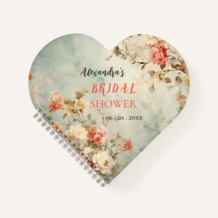 Guest Book Bridal Shower Spiral Notebook Wedding