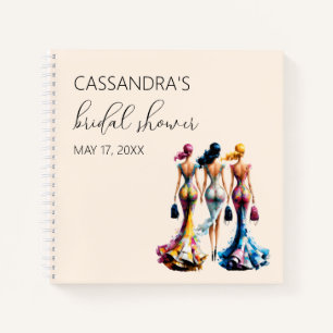 Guest Book Elegant Dressing Girls Bridal Shower