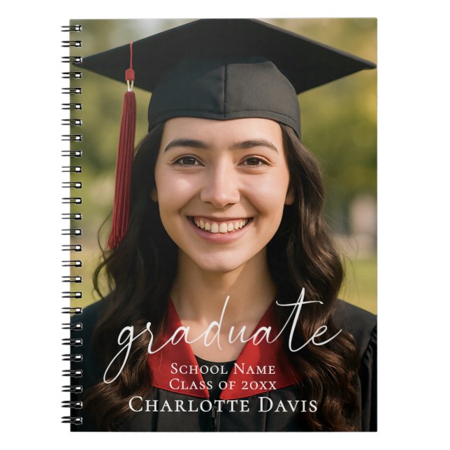 Guest book graduation party photo script (Front)