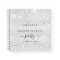 Guest book graduation silver glitter name 2025