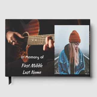 Guest Book Musician Guitar Player Music