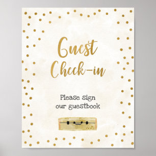 Guest check-in Bridal Shower Sign