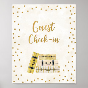 Guest check-in Bridal Shower Sign
