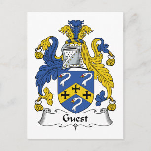 Guest Family Crest Postcard