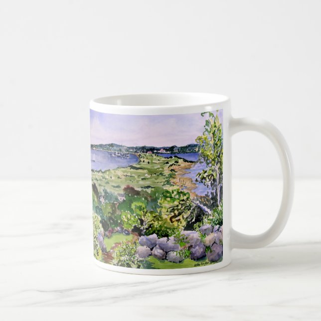 guest house view coffee mug (Right)