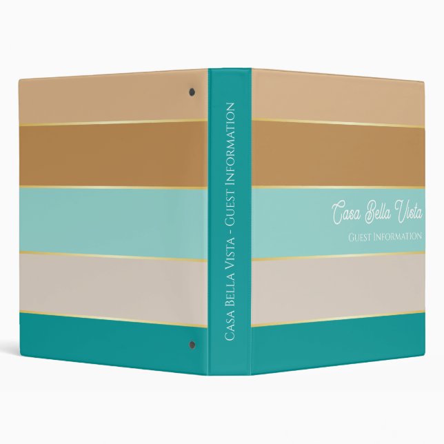 Guest Information Binder for Vacation Rentals (Background)