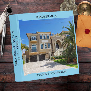 Guest Information Vacation Rental Elegant Sage Binder
