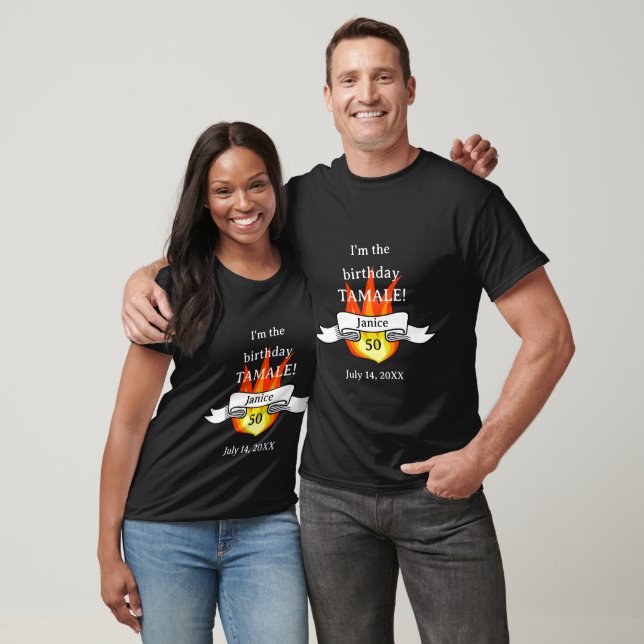 Guest of Honour 'Hot Tamale' Funny 50th Birthday T-Shirt (Unisex)