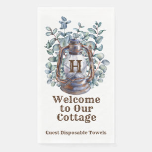 Guest Paper Towels Welcome to Our Cottage Napkin