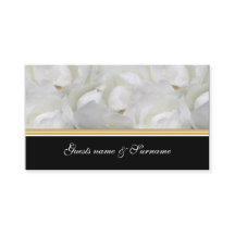 Guest seating placement rose elegant white gold