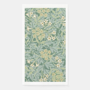 GUEST TOWEL : WILLIAM MORRIS : JASMINE : 1896 NAPKIN