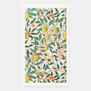 GUEST TOWEL : WILLIAM MORRIS : POMEGRANATES NAPKIN