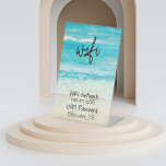 Guest Visitor WIFI information STR Rental Home Pedestal Sign<br><div class="desc">This design was created though digital art. It may be personalized in the area provided by changing the photo and/or text. Or it can be customized by choosing the click to customize further option and delete or change the colour the background, add text, change the text colour or style, or...</div>
