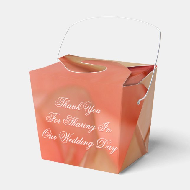 Guest  Wedding Favour  Mini Gift Basket Favor Box (Front Side)