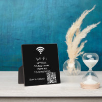 Guest Wi‑Fi QR Code Sign | Wi‑Fi | Gym / Studio