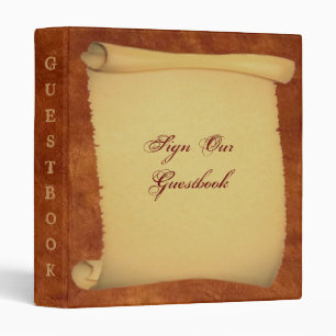 Guestbook Avery Binder