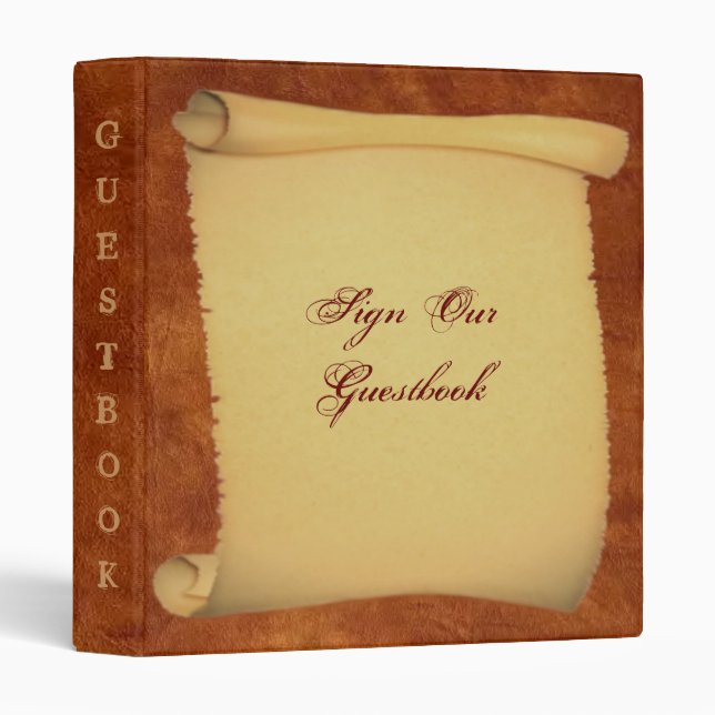 Guestbook Avery Binder (Front/Spine)