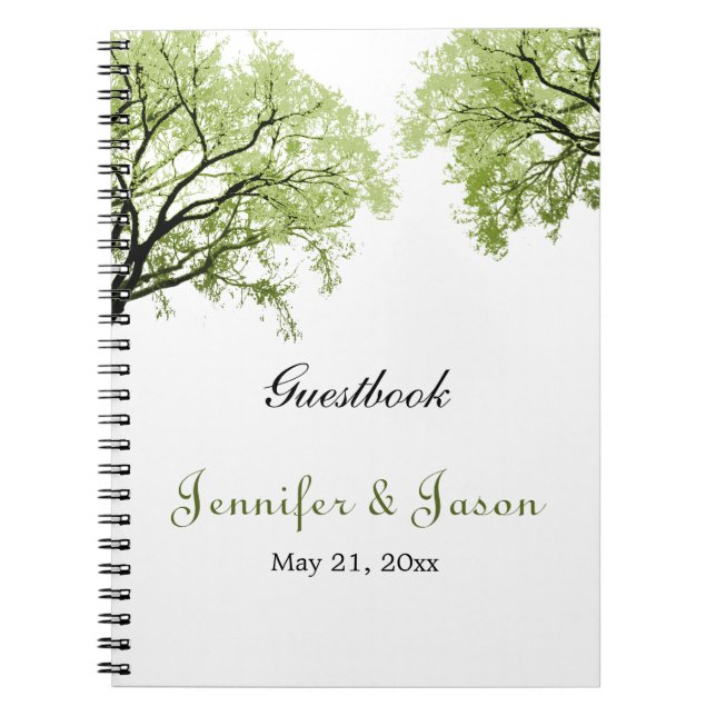 Guestbook des arbres 2 de ressort - carnet - (Devant)