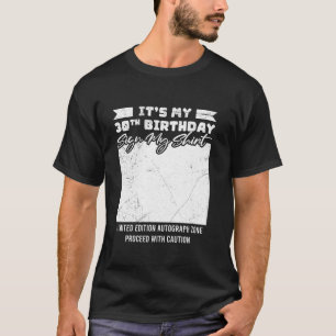 Guestbook My 30th Birthday Guest List Birthday Par T-Shirt