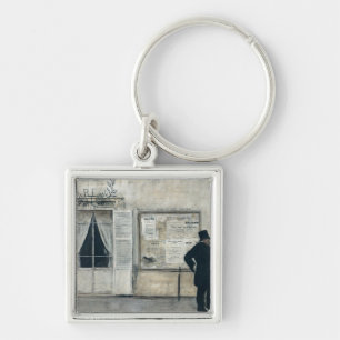 Guests Waiting for the Wedding Ceremony Keychain