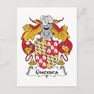 Guevara Family Crest Postcard