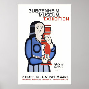 Guggenheim Museum Exhibition Philadelphia Museum Poster