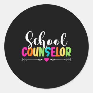 Guidance Counsellor Appreciation Back To School Gi Classic Round Sticker