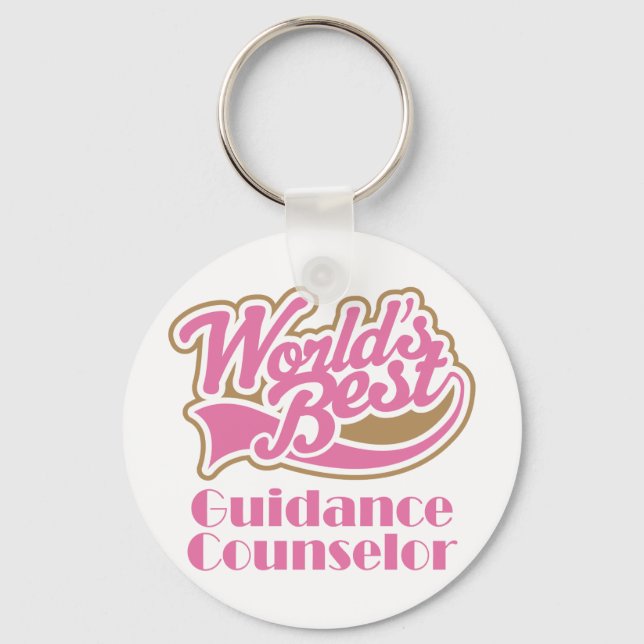 Guidance Counsellor Gift Keychain (Front)